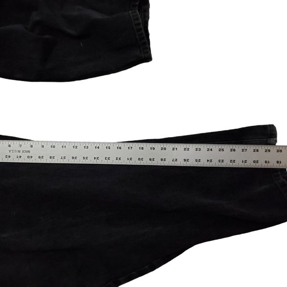 Polo Ralph Lauren Size 60 (Meas 57x30 17.5" High Rise) Faded Black Jeans A17 - Picture 10 of 11